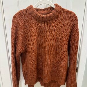 Universal Thread Brown Cowl Neck Sweater Chunky Knit